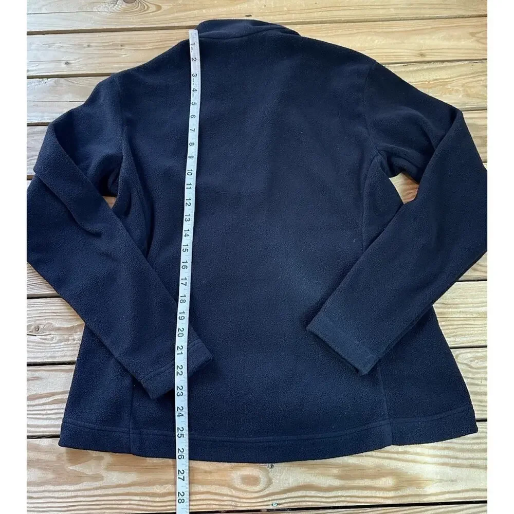 Patagonia Synchilla Fleece Jacket Size Medium Women’s Black Full Zip - Picture 5 of 7